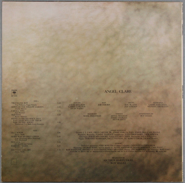 Art Garfunkel - Angel Clare (Vinyl, LP, Album, Stereo) Good Plus (G+) / Very Good (VG)