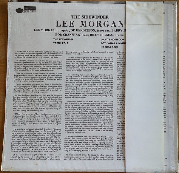 Lee Morgan - The Sidewinder (Vinyl, LP, Album, Reissue, Stereo) Very Good Plus (VG+) / Very Good (VG)