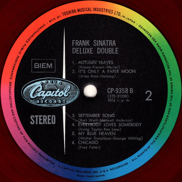 Frank Sinatra - Deluxe Double (2xVinyl, LP, Compilation) Good Plus (G+) / Good Plus (G+)