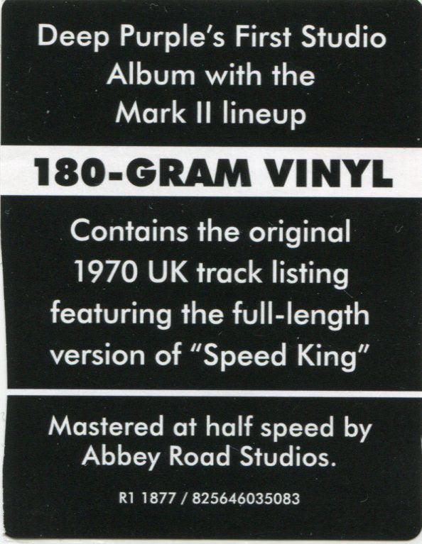 Deep Purple - Deep Purple In Rock (Vinyl, LP, Album, Reissue, Stereo) Very Good Plus (VG+) / Very Good Plus (VG+)