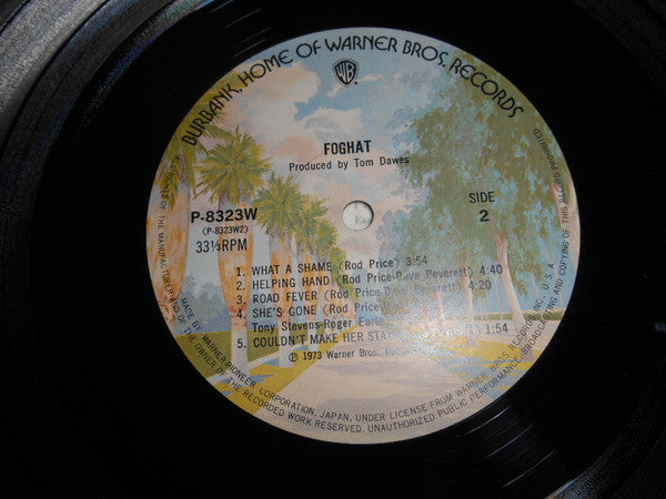 Foghat - Foghat (Vinyl, LP, Album, Stereo) Very Good Plus (VG+) / Very Good Plus (VG+)