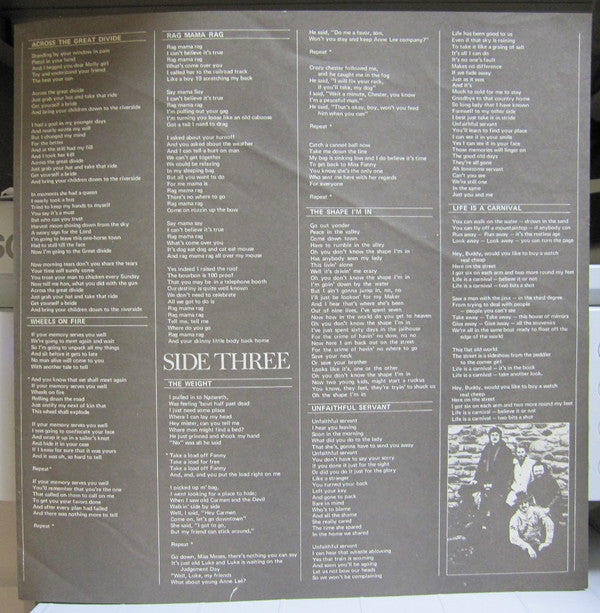 The Band - Rock Of Ages: The Band In Concert (Vinyl, LP, Reissue)