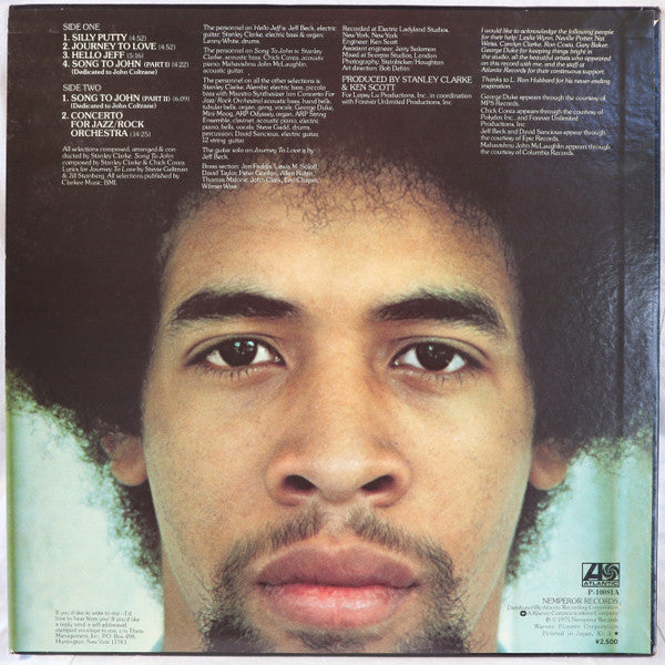 Stanley Clarke - Journey To Love (Vinyl, LP, Album, Promo) Very Good Plus (VG+) / Good (G)