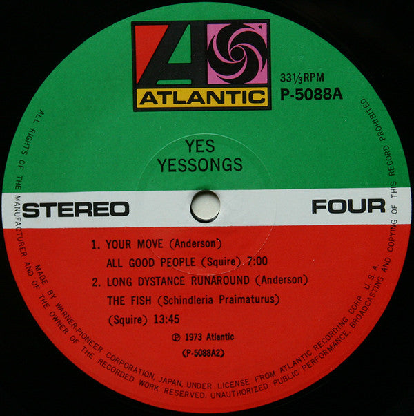Yes - Yessongs (Vinyl, LP, Album)