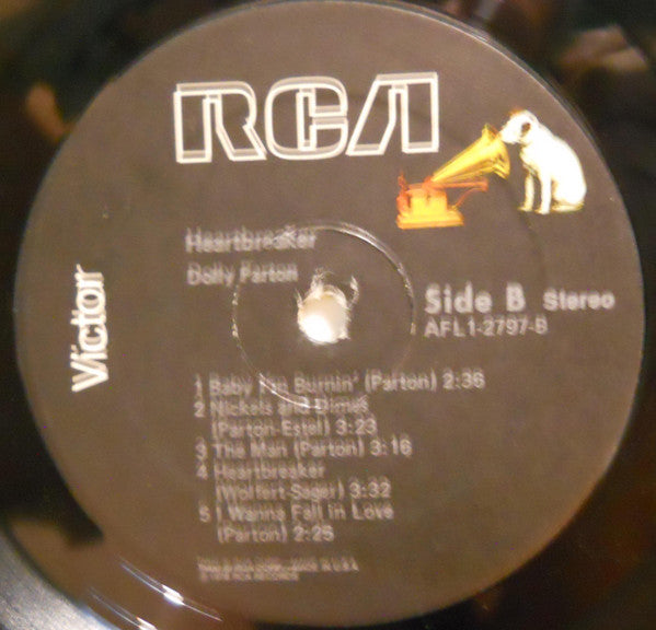 Dolly Parton - Heartbreaker (Vinyl, LP, Album) Good Plus (G+) / Very Good (VG)