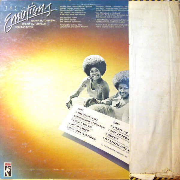 The Emotions - Sunshine (Vinyl, LP, Album) Good Plus (G+) / Good (G)