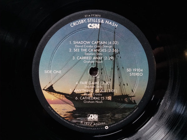 Crosby, Stills & Nash - CSN (Vinyl, LP, Album, Stereo) Good Plus (G+) / Fair (F)