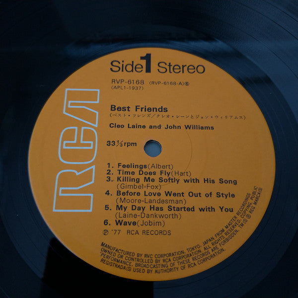 Cleo Laine - Best Friends (Vinyl, LP, Album, Stereo)