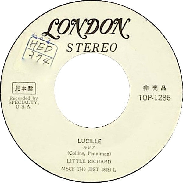 Little Richard - Good Golly Miss Molly / Lucille (Vinyl, 7", 45 RPM, Single) Very Good (VG) / Good Plus (G+)