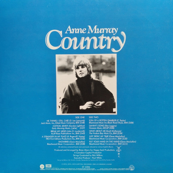 Anne Murray - Country (Vinyl, LP, Compilation) Very Good (VG) / Very Good (VG)