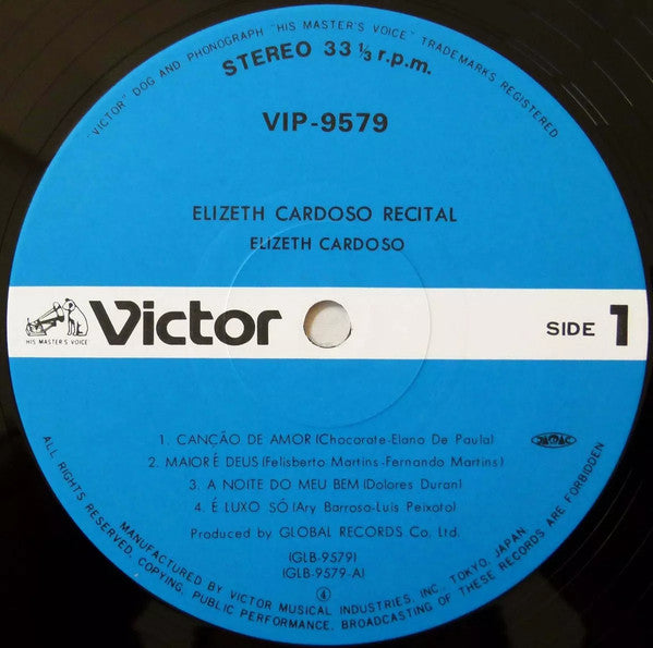 Elizeth Cardoso - Elizeth Cardoso Recital (2xVinyl, LP, Album, Stereo) Very Good Plus (VG+) / Very Good Plus (VG+)