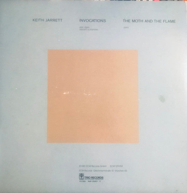 Keith Jarrett - Invocations / The Moth And The Flame (2xVinyl, LP, Album, Promo) Very Good (VG) / Good Plus (G+)