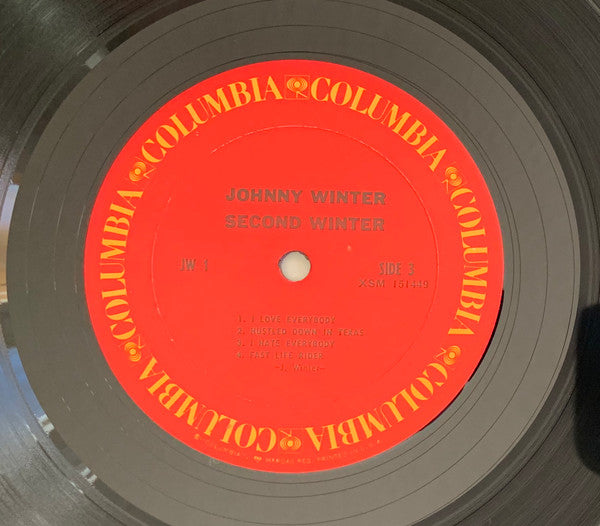 Johnny Winter - Second Winter (2xVinyl, LP, Album, Reissue, Repress, Stereo) Very Good Plus (VG+) / Very Good (VG)
