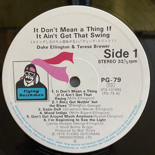 Duke Ellington - It Don't Mean A Thing If It Ain't Got That Swing (Vinyl, LP, Album, Stereo) Very Good Plus (VG+) / Very Good Plus (VG+)