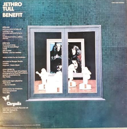 Jethro Tull - Benefit (Vinyl, LP, Album, Reissue) Very Good Plus (VG+) / Good Plus (G+)