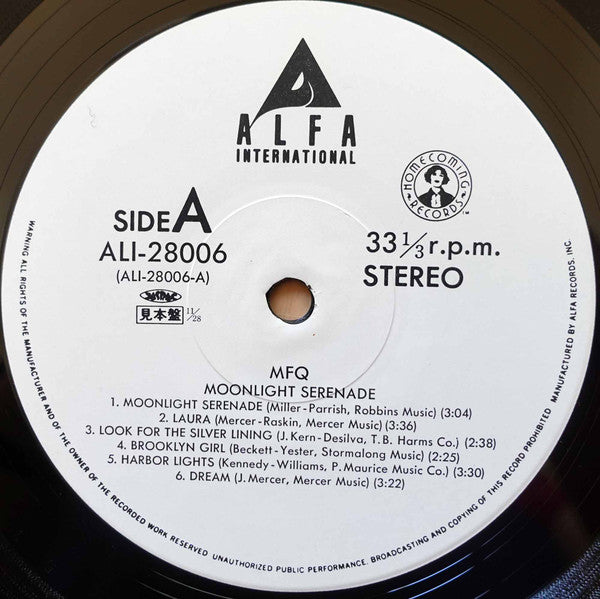 The Modern Folk Quartet - Moonlight Serenade (Vinyl, LP, Album, Promo) Very Good Plus (VG+) / Very Good Plus (VG+)