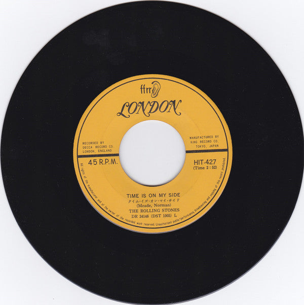 The Rolling Stones - Time Is On My Side / Congratulations (Vinyl, 7", 45 RPM, Single) Very Good (VG) / Very Good (VG)