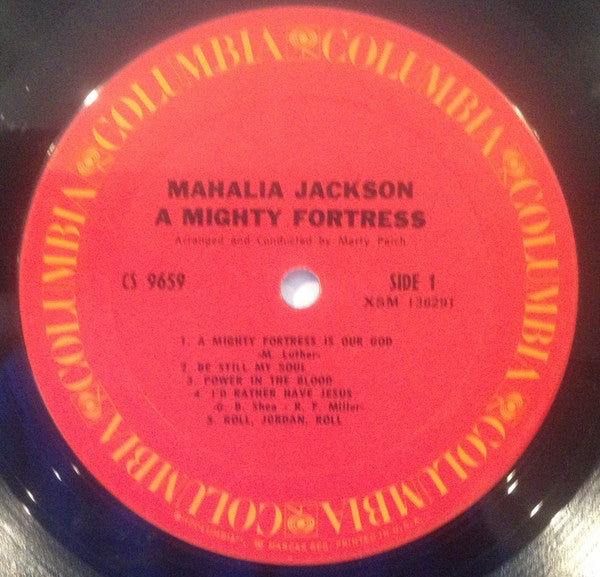 Mahalia Jackson - A Mighty Fortress (Vinyl, LP, Album, Stereo) Very Good Plus (VG+) / Very Good Plus (VG+)