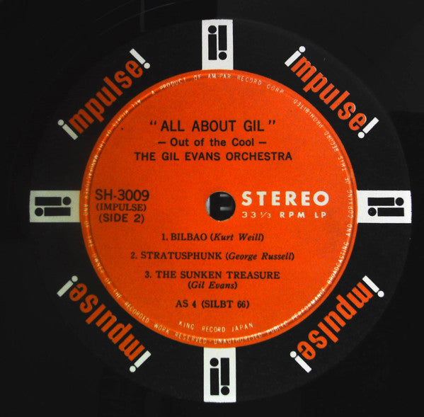 Gil Evans And His Orchestra - All About Gil - Out Of The Cool - Into The Hot (2xVinyl, LP, Compilation, Stereo) Very Good Plus (VG+) / Good Plus (G+)