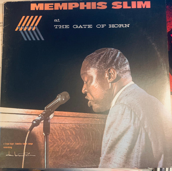 Memphis Slim - Memphis Slim At The Gate Of Horn (Vinyl, LP, Album, Mono) Very Good (VG) / Very Good Plus (VG+)