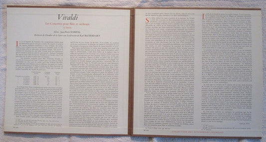 Antonio Vivaldi - Les Concertos Pour Flûte De Vivaldi 2ème Série (Vinyl, LP) Very Good (VG) / Very Good Plus (VG+)