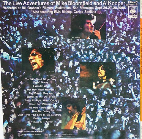 Mike Bloomfield - The Live Adventures Of Mike Bloomfield And Al Kooper (2xVinyl, LP, Album, Reissue, Stereo) Very Good (VG) / Very Good Plus (VG+)