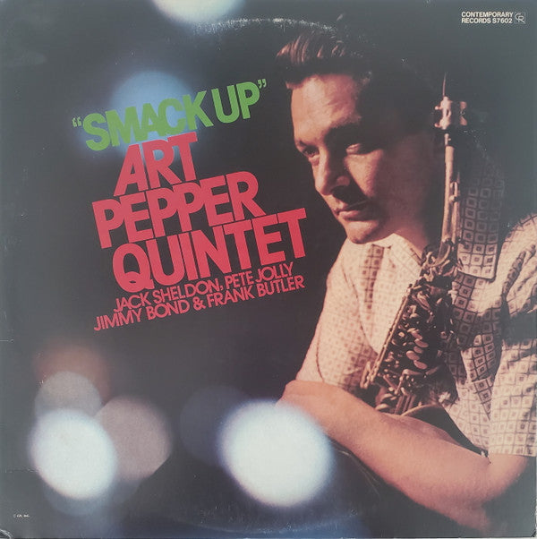 Art Pepper Quintet - Smack Up (Vinyl, LP, Album, Reissue, Stereo)