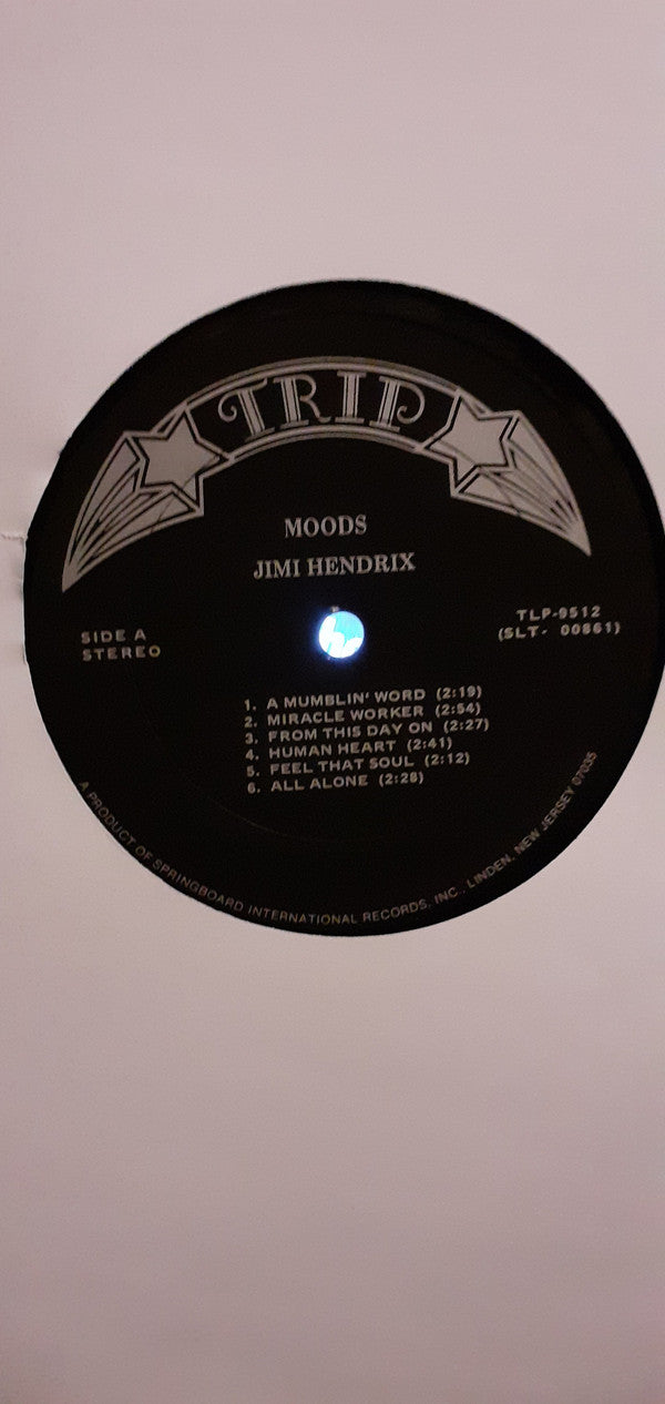 Jimi Hendrix - Moods (Vinyl, LP, Compilation, Reissue, Stereo) Very Good (VG) / Good (G)