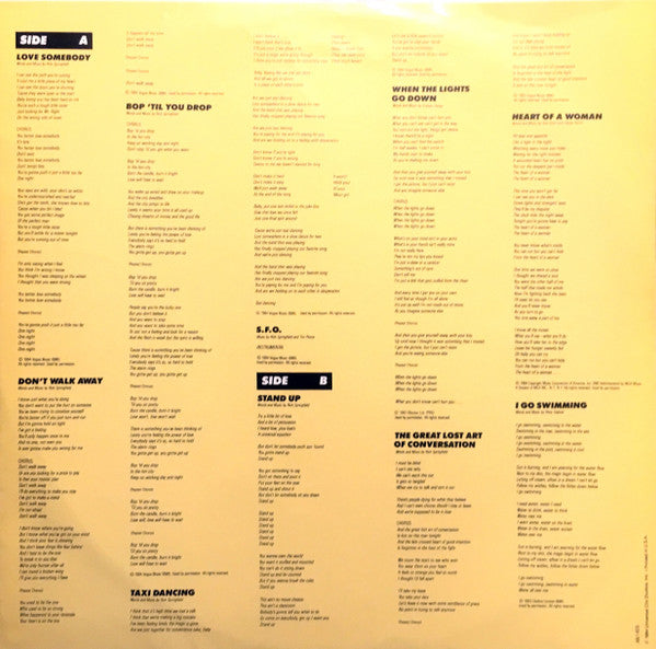Rick Springfield - Hard To Hold - Soundtrack Recording (Vinyl, LP, Album, Stereo) Very Good (VG) / Very Good (VG)