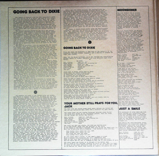 Bill Clifton - Going Back To Dixie (2xVinyl, LP, Album) Good Plus (G+) / Very Good Plus (VG+)