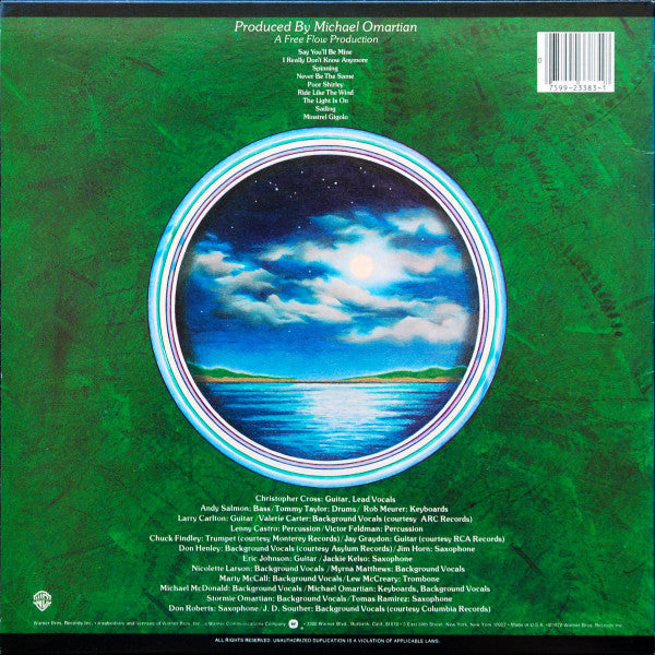 Christopher Cross - Christopher Cross (Vinyl, LP, Album, Stereo)