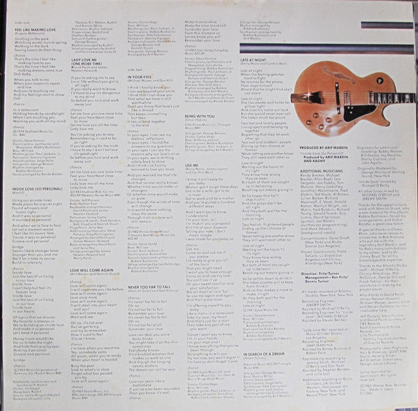 George Benson - In Your Eyes (Vinyl, LP, Album, Promo) Very Good Plus (VG+) / Very Good Plus (VG+)