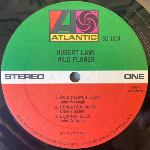 Hubert Laws - Wild Flower (Vinyl, LP, Album, Stereo) Good Plus (G+) / Good Plus (G+)