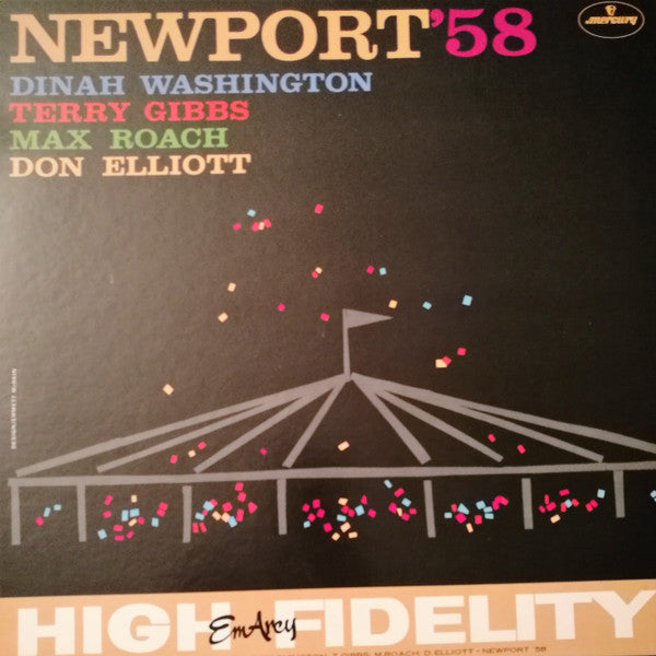 Dinah Washington - Newport '58 (Vinyl, LP, Promo, Mono) Very Good (VG) / Very Good Plus (VG+)