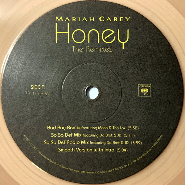 Mariah Carey - Honey (The Remixes) (2xVinyl, LP, EP, Limited Edition) Mint (M) / Very Good (VG)