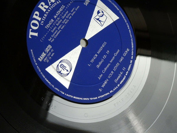 Sonny Rollins Quartet - Tenor Madness (Vinyl, LP, Album, Mono) Good Plus (G+) / Good Plus (G+)