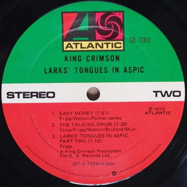 King Crimson - Larks' Tongues In Aspic (Vinyl, LP, Album, Repress, ...