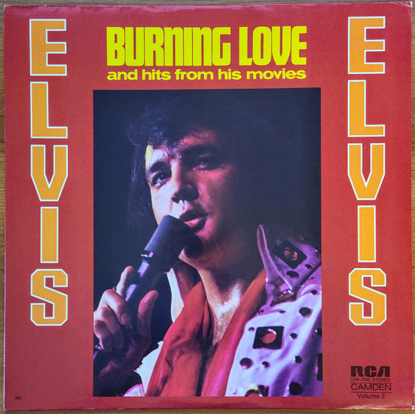 Elvis Presley - Burning Love And Hits From His Movies Vol. 2 (Vinyl, LP, Compilation, Stereo) Very Good (VG) / Good Plus (G+)
