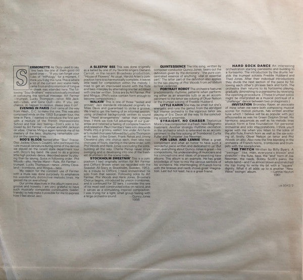 Quincy Jones - The Quintessential Charts (2xVinyl, LP, Compilation, Reissue, Stereo) Very Good (VG) / Very Good Plus (VG+)