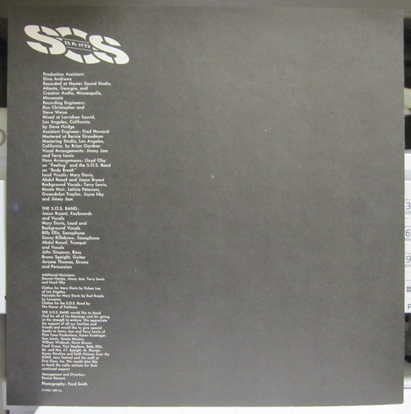 The S.O.S. Band - Just The Way You Like It (Vinyl, LP, Album) Very Good Plus (VG+) / Very Good (VG)