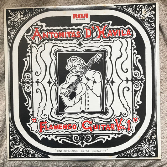 Antonitas D'Havila - Flamenco Guitar Vol. 1 (Vinyl, LP) Very Good Plus (VG+) / Very Good (VG)