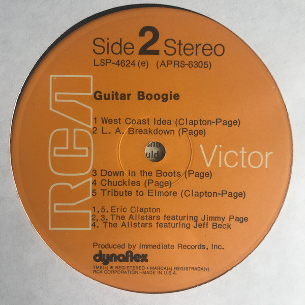 Eric Clapton - Guitar Boogie (Vinyl, LP, Compilation, Stereo) Very Good (VG) / Good Plus (G+)