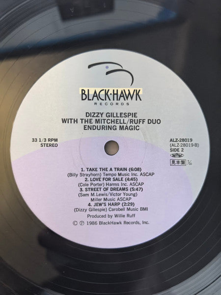 Dizzy Gillespie - Enduring Magic (Vinyl, LP, Album, Promo, Stereo) Very Good (VG) / Very Good (VG)