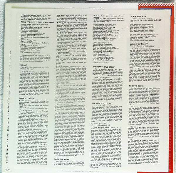Louis Armstrong - Satchmo The Great (Vinyl, LP, Album, Reissue, Mono) Very Good (VG) / Very Good (VG)