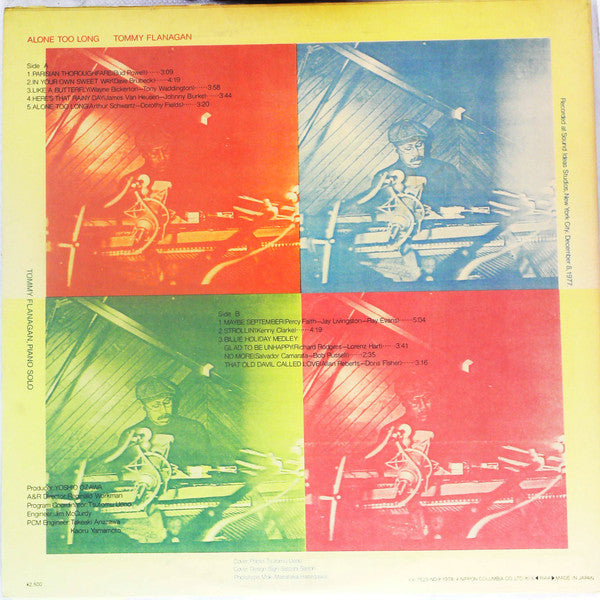 Tommy Flanagan - Alone Too Long (Vinyl, LP, Album, Promo) Near Mint (NM or M-) / Very Good Plus (VG+)