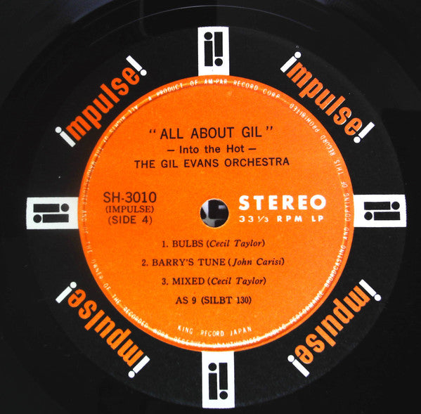 Gil Evans And His Orchestra - All About Gil - Out Of The Cool - Into The Hot (2xVinyl, LP, Compilation, Stereo) Very Good Plus (VG+) / Good Plus (G+)