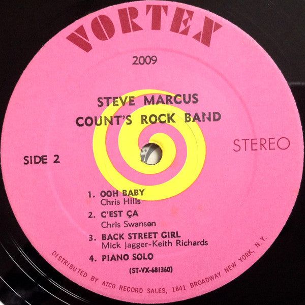 Steve Marcus - Count's Rock Band = 伯爵とロック (Vinyl, LP, Album, Stereo)