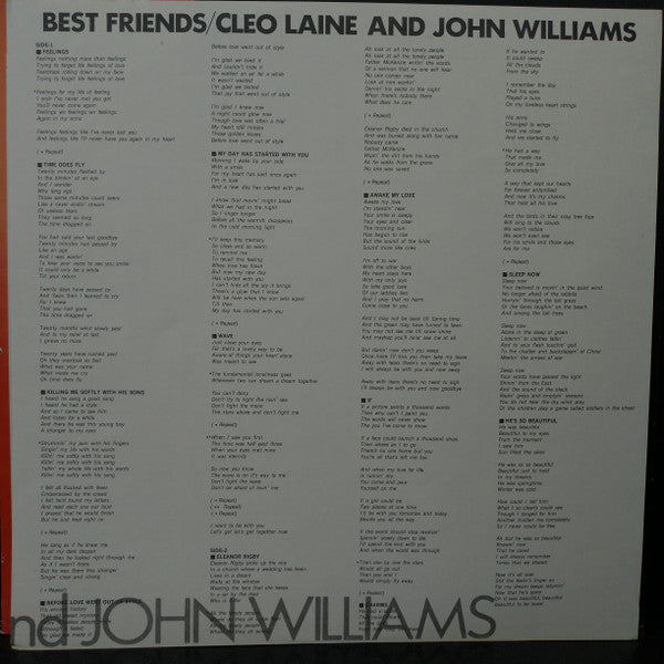 Cleo Laine - Best Friends (Vinyl, LP, Album, Stereo)