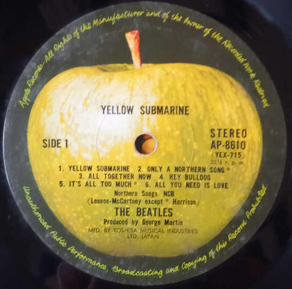 The Beatles - Yellow Submarine (Vinyl, LP, Album, Stereo)