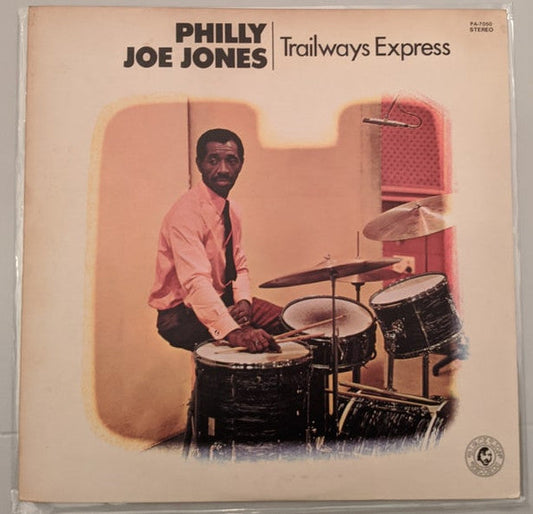 "Philly" Joe Jones - Trailways Express (Vinyl, LP, Album, Reissue, Stereo) Near Mint (NM or M-) / Good Plus (G+)